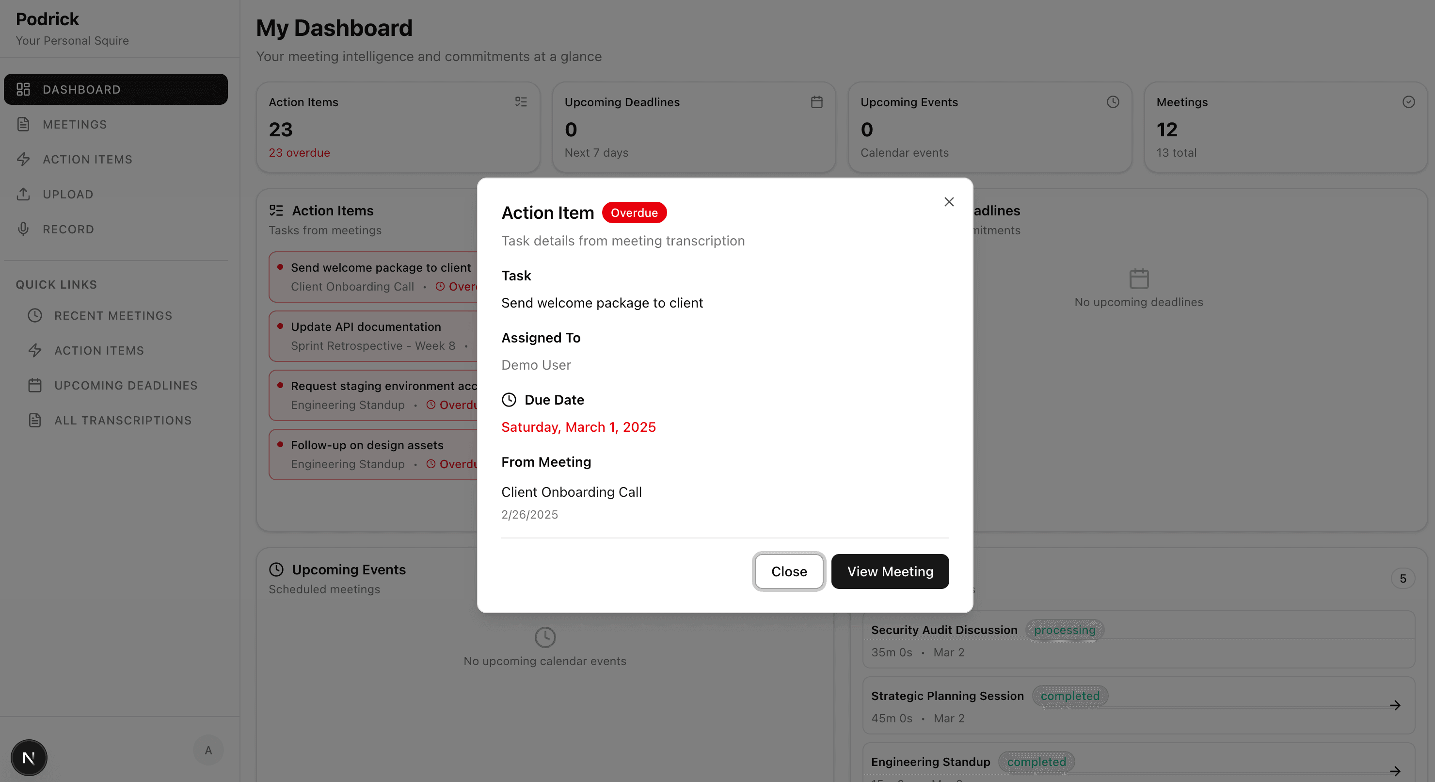 Local AI Meeting Intelligence System 4